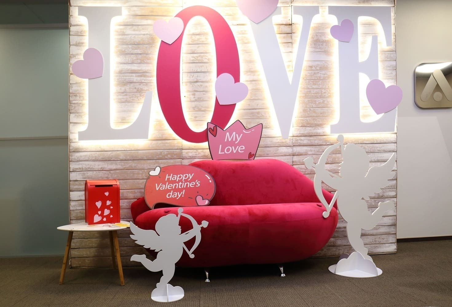 Фотозона день святого валентина