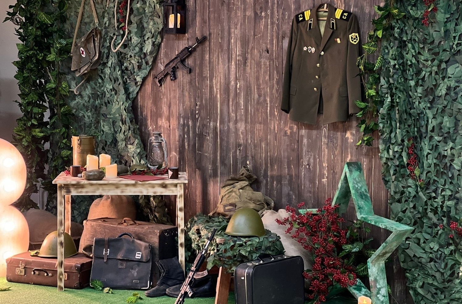 Фотозона 23 февраля