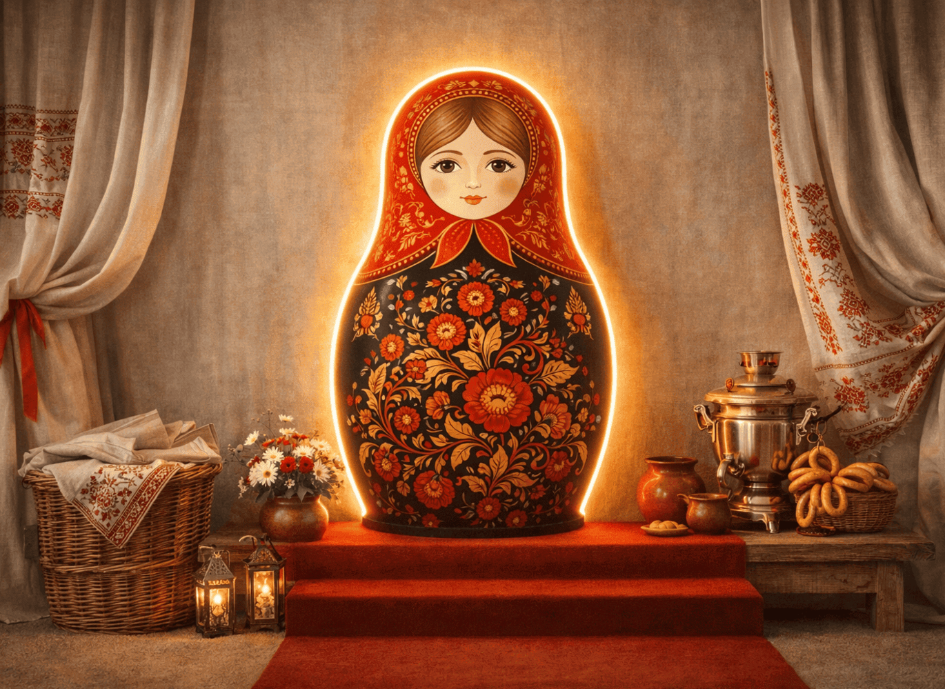 Фотозона русская