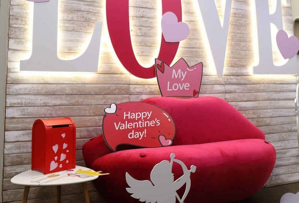 Фотозона день святого валентина